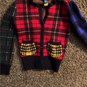 Polo by Ralph Lauren Kids Checkered Cardigan - Red, Blue, Green